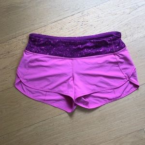 Pink Lululemon Speed Up Short 2.5”